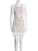 For Love & Lemons Lace Pattern Mini Dress