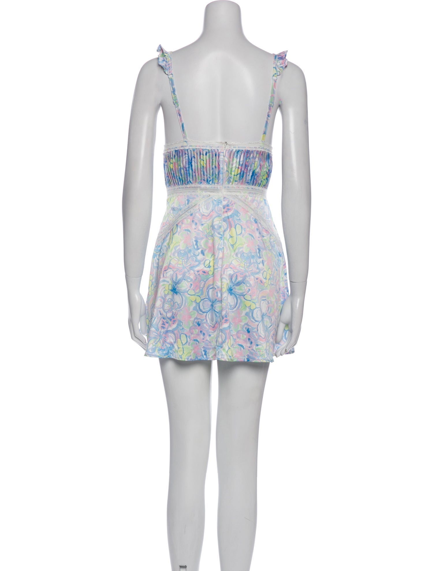 For Love & Lemons Printed Mini Dress