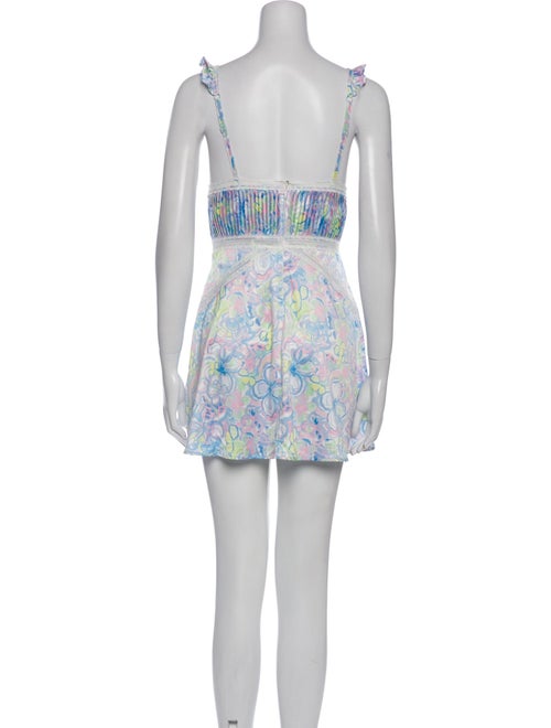 For Love & Lemons Printed Mini Dress