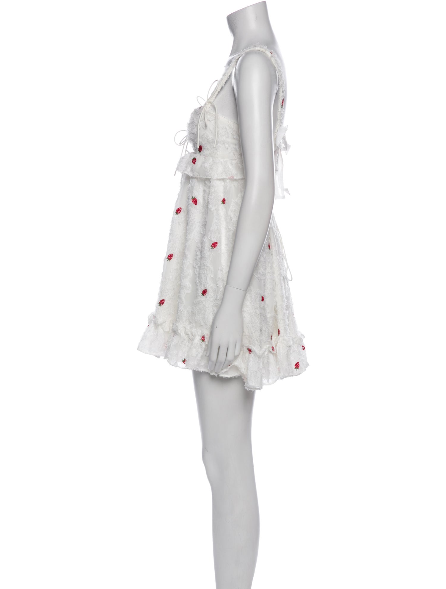 For Love & Lemons Floral Print Mini Dress