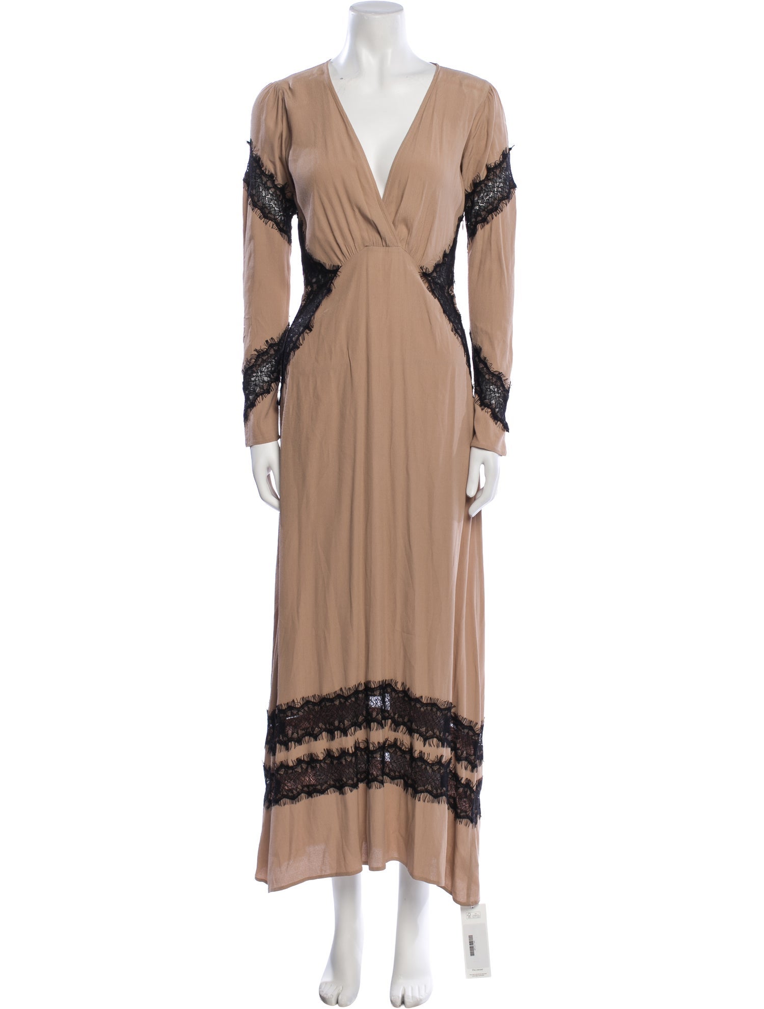 For Love & Lemons V-Neck Long Dress