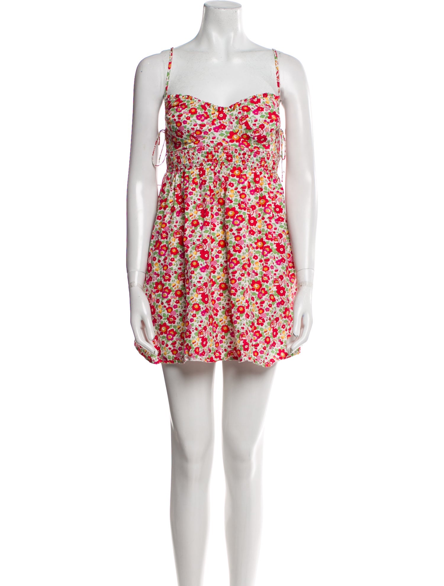 For Love & Lemons Floral Print Mini Dress