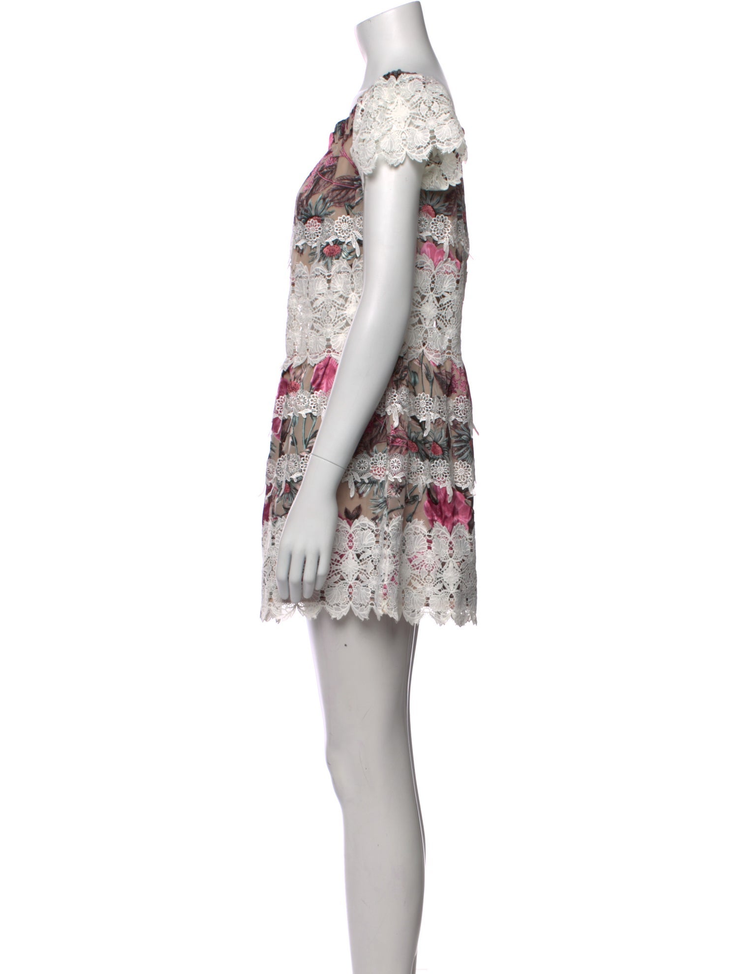 For Love & Lemons Printed Mini Dress w/ Tags