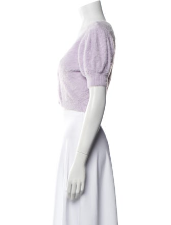 For Love & Lemons V-Neck Short Sleeve Crop Top