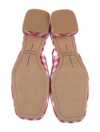 For Love & Lemons Printed Slingback Pumps