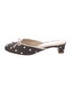 For Love & Lemons Polka Dot Print Mules