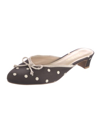 For Love & Lemons Polka Dot Print Mules