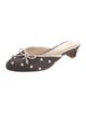 For Love & Lemons Polka Dot Print Mules