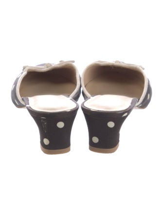 For Love & Lemons Polka Dot Print Mules