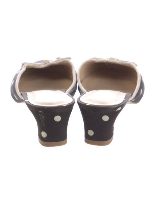 For Love & Lemons Polka Dot Print Mules