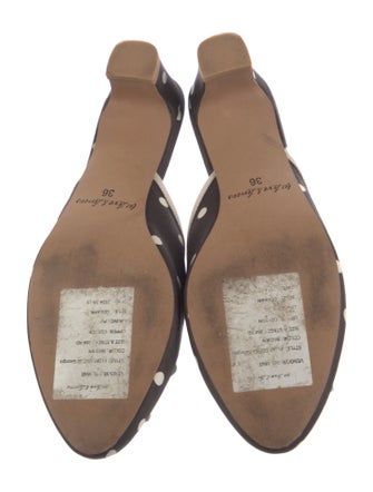 For Love & Lemons Polka Dot Print Mules