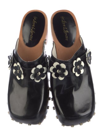 For Love & Lemons Patent Leather Mules