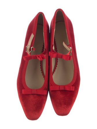 For Love & Lemons Velvet Ballet Flats