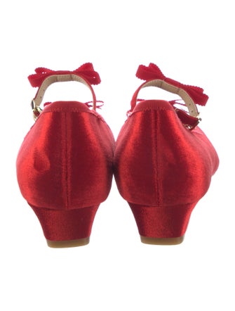 For Love & Lemons Velvet Ballet Flats