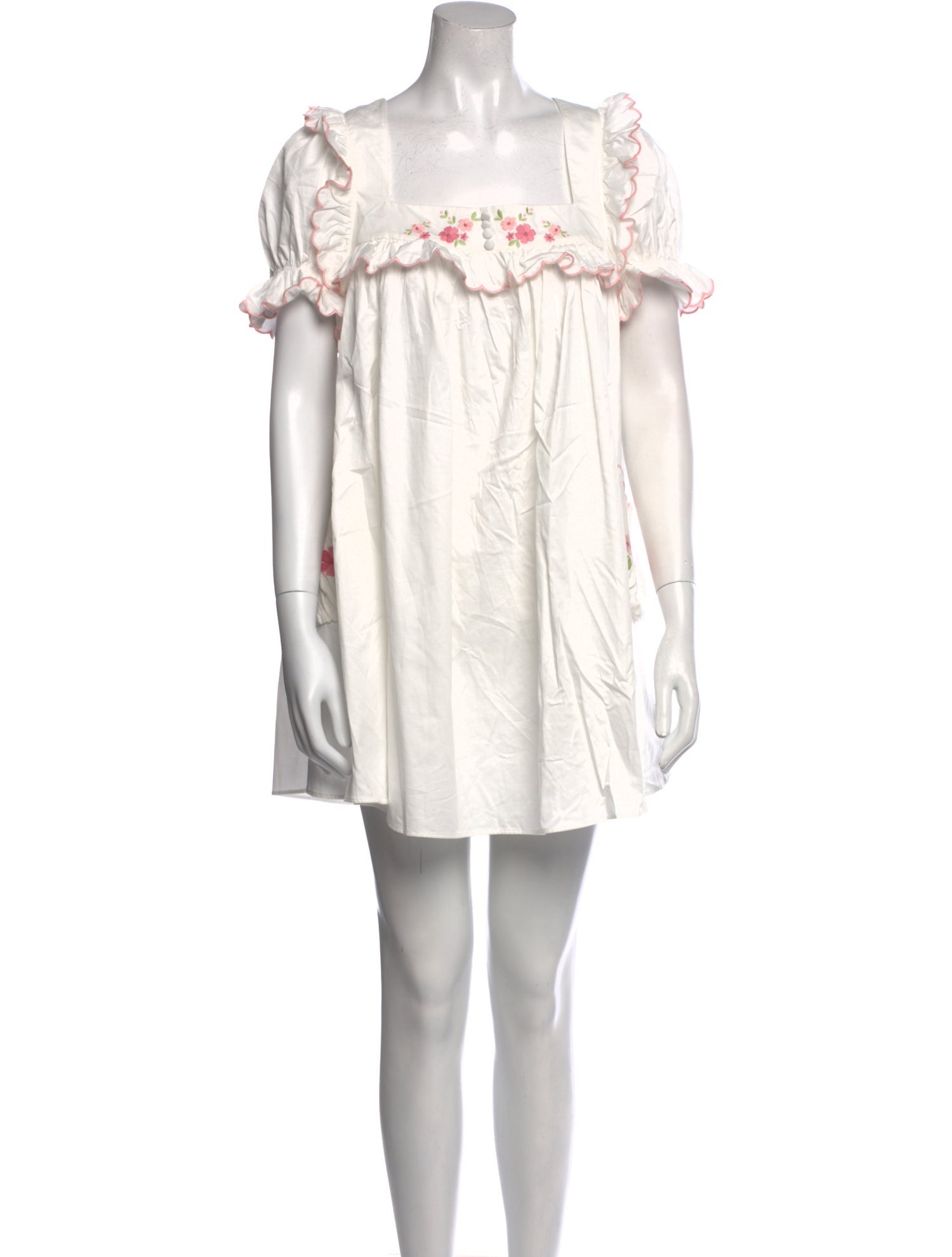 For Love & Lemons Square Neckline Mini Dress