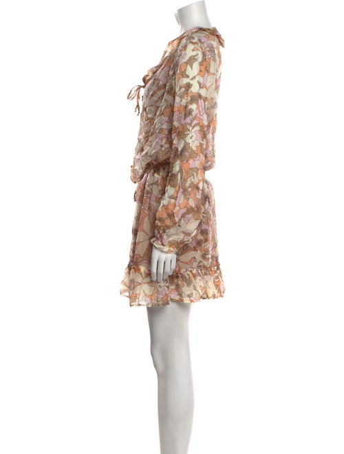 For Love & Lemons Floral Print Mini Dress