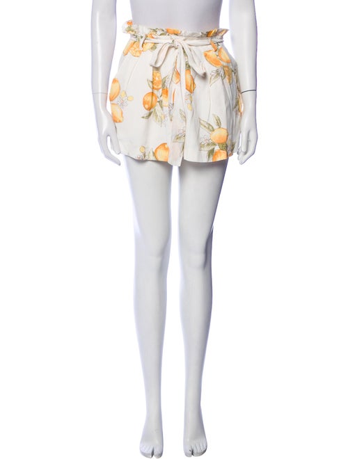 For Love & Lemons Printed Mini Shorts