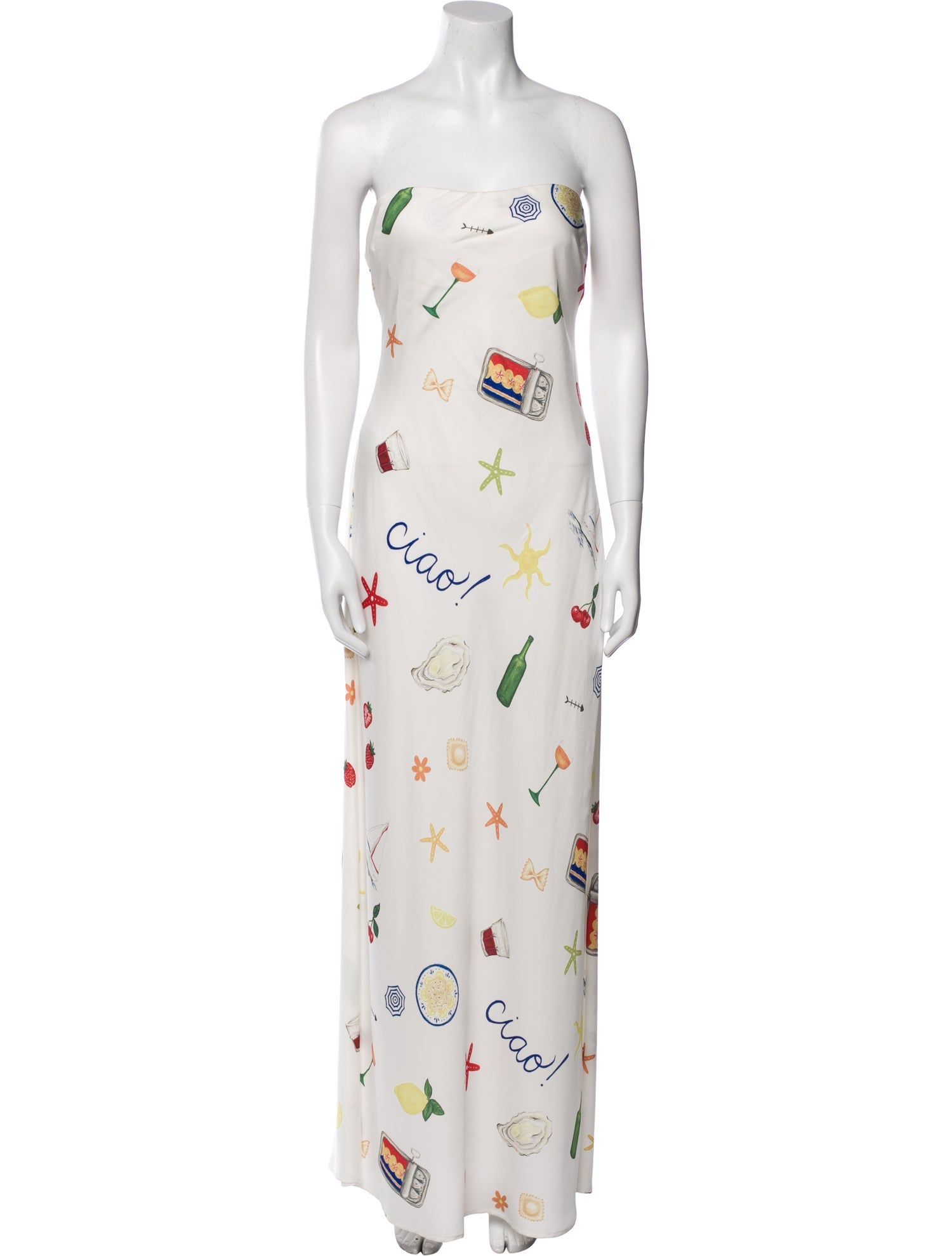 For Love & Lemons Floral Print Long Dress