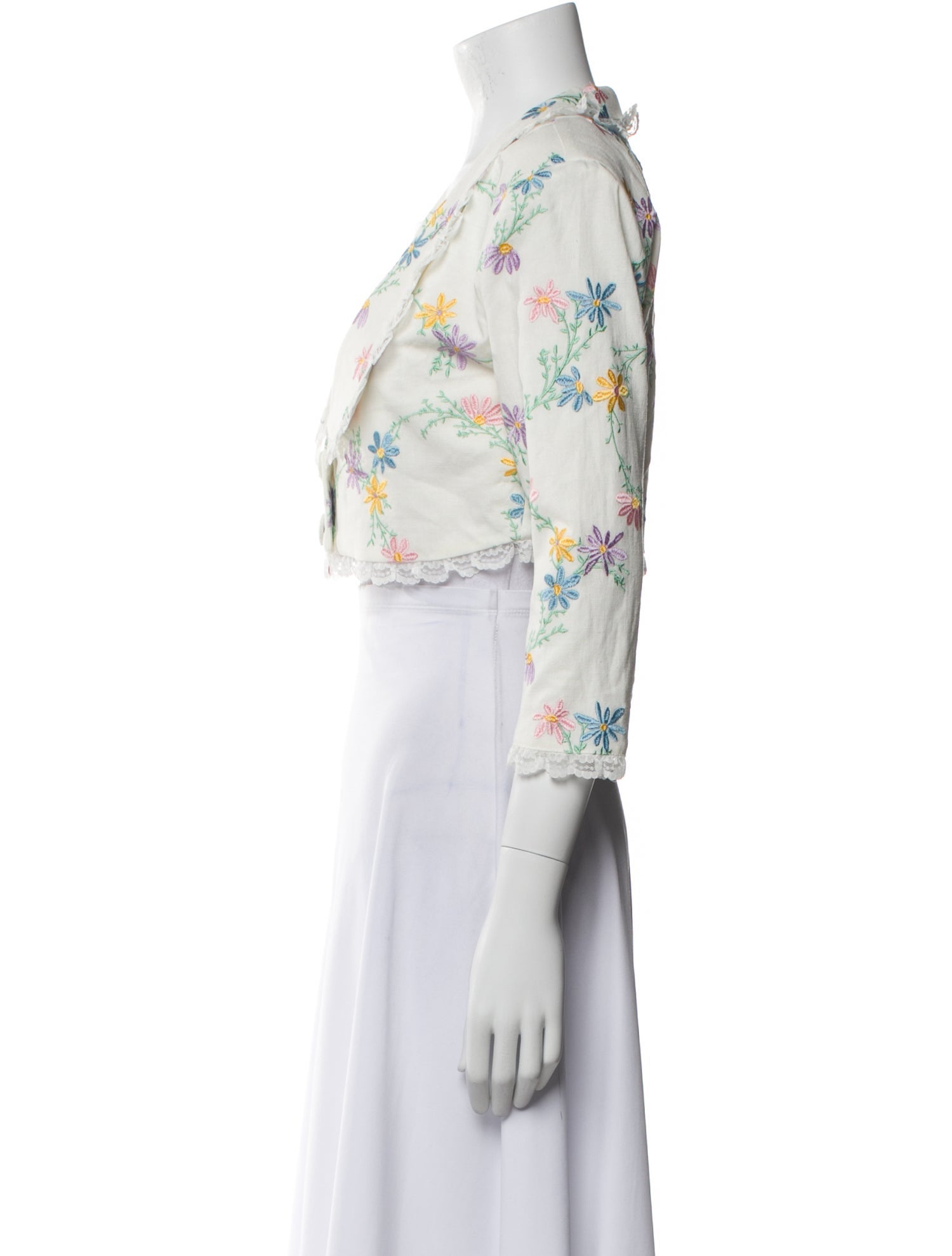 For Love & Lemons Floral Print Bolero