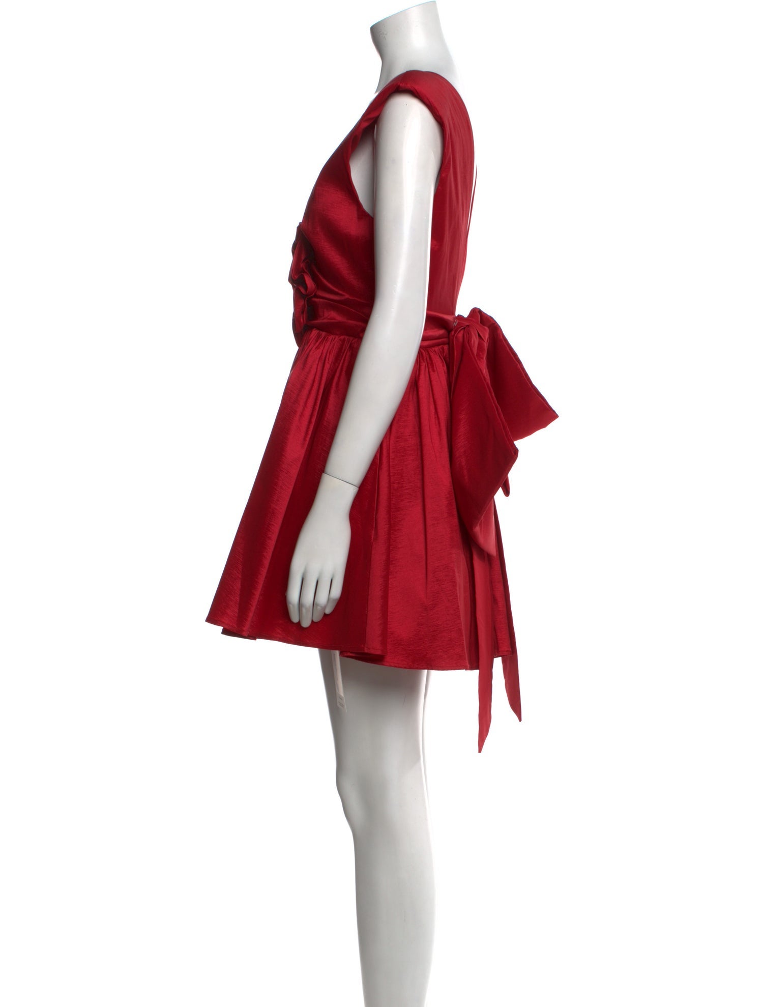 For Love & Lemons V-Neck Mini Dress