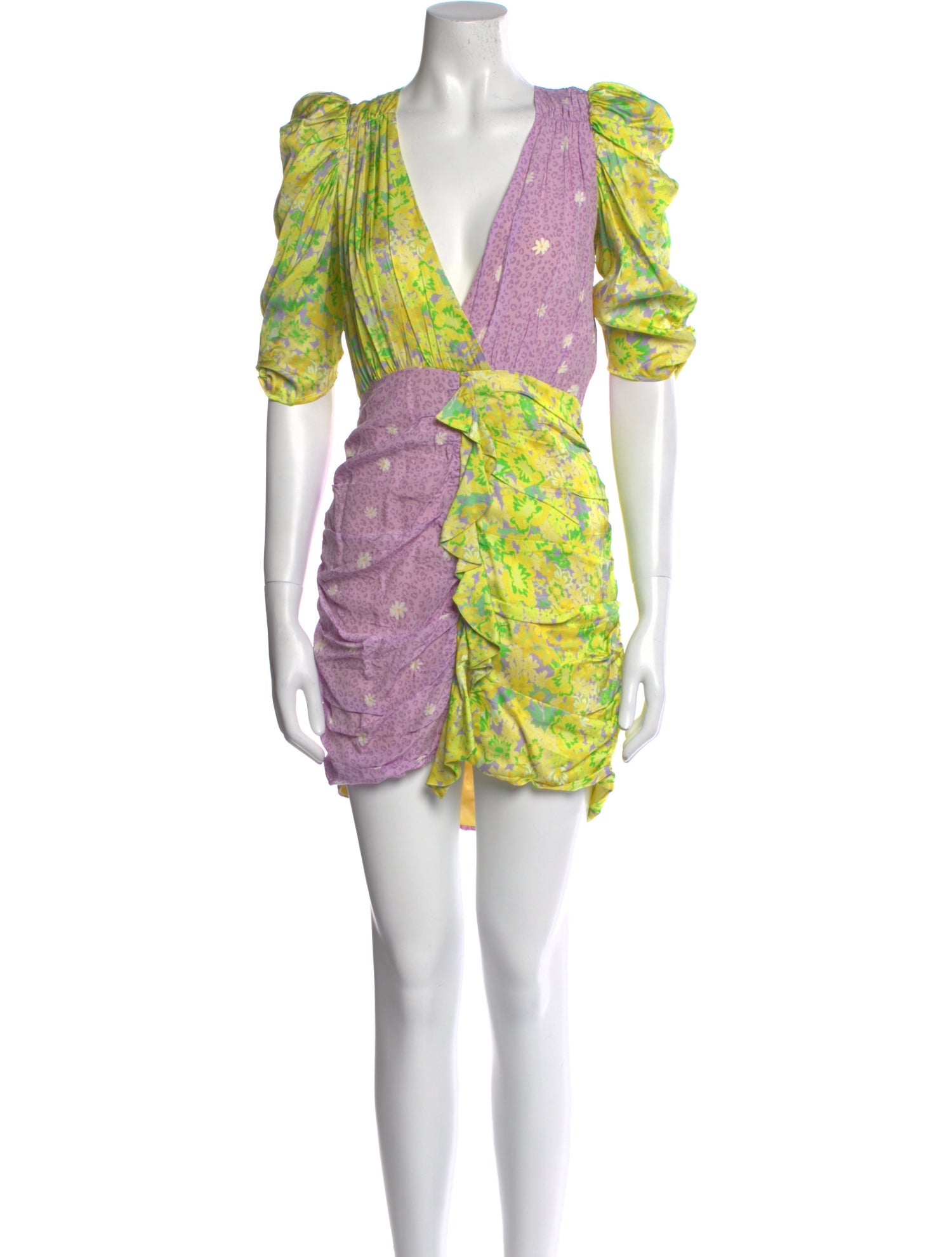 For Love & Lemons Printed Mini Dress