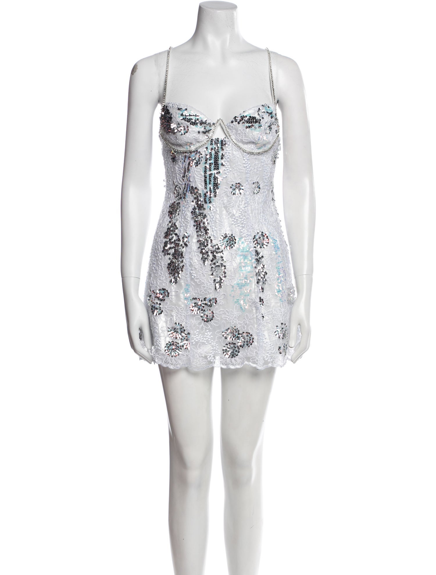 For Love & Lemons Square Neckline Mini Dress w/ Tags