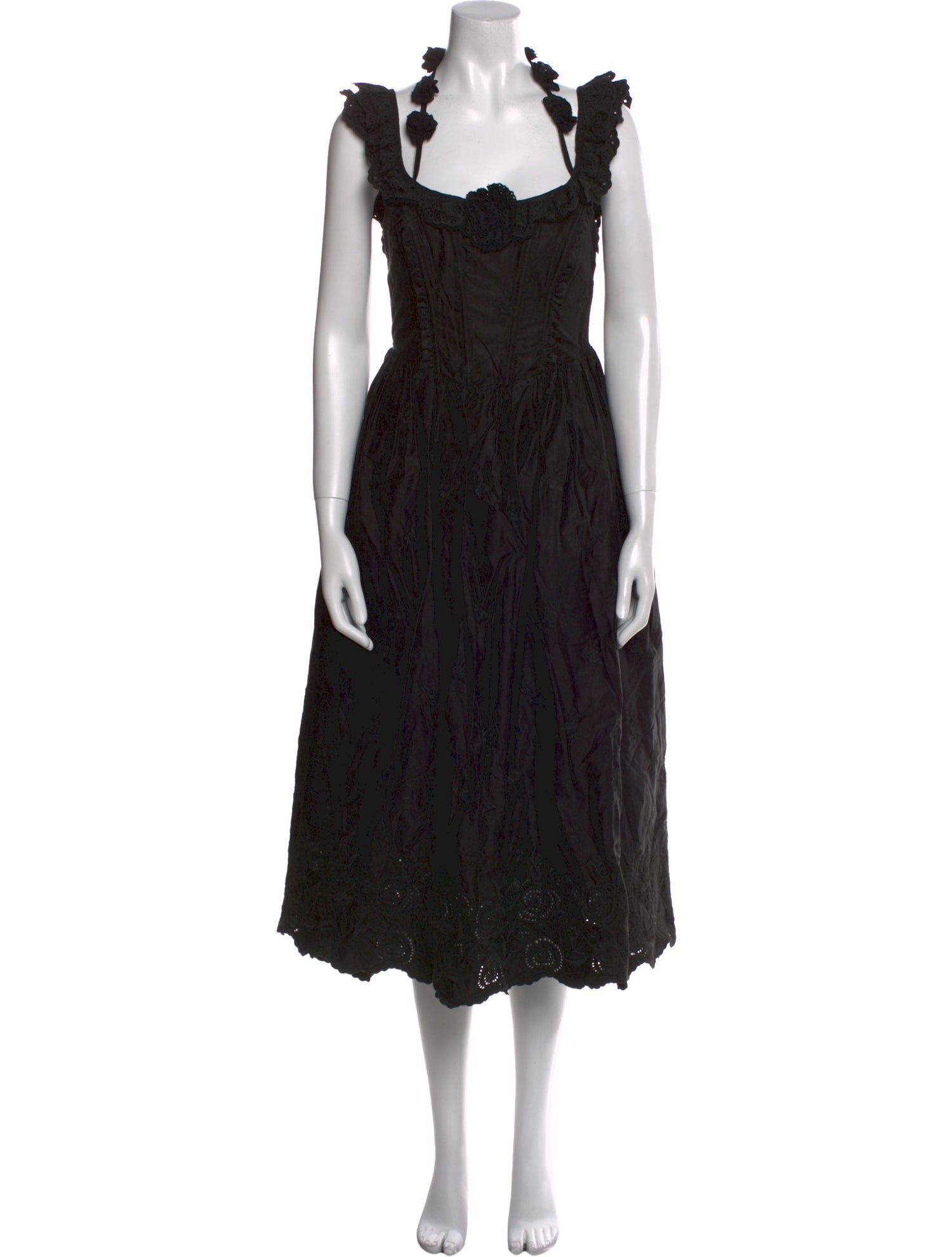 For Love & Lemons Square Neckline Midi Length Dress w/ Tags