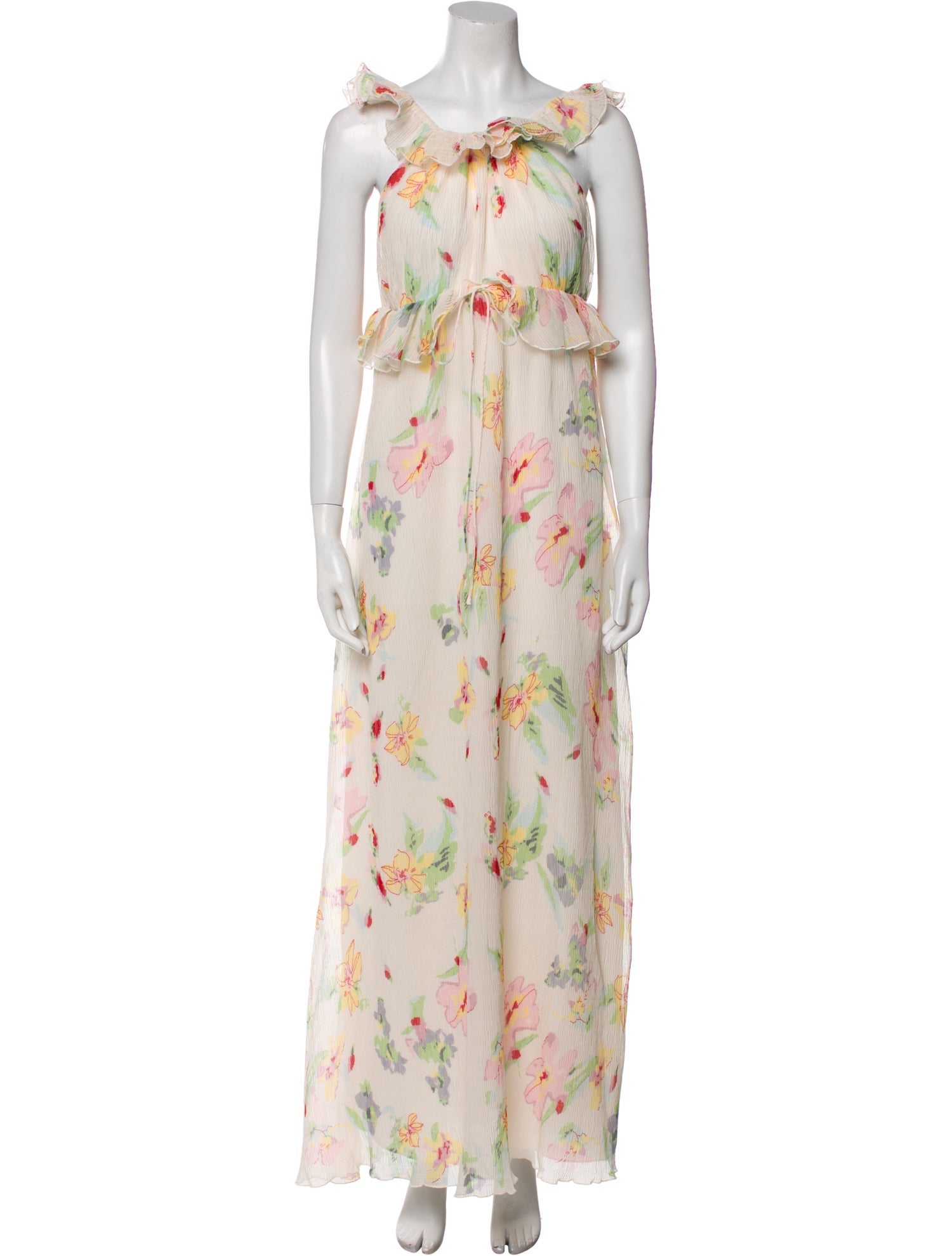 For Love & Lemons Floral Print Long Dress w/ Tags
