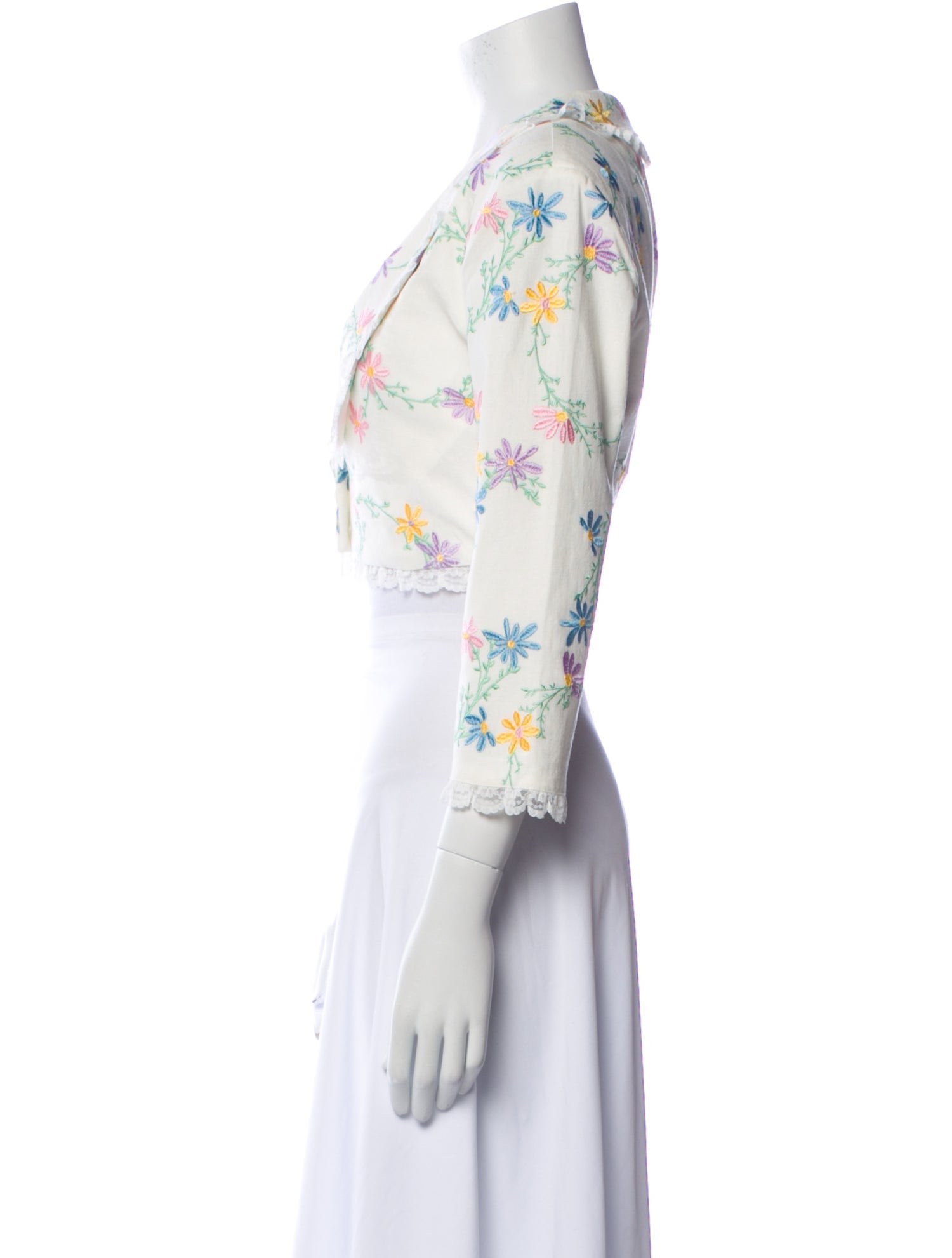 For Love & Lemons Floral Print Bolero