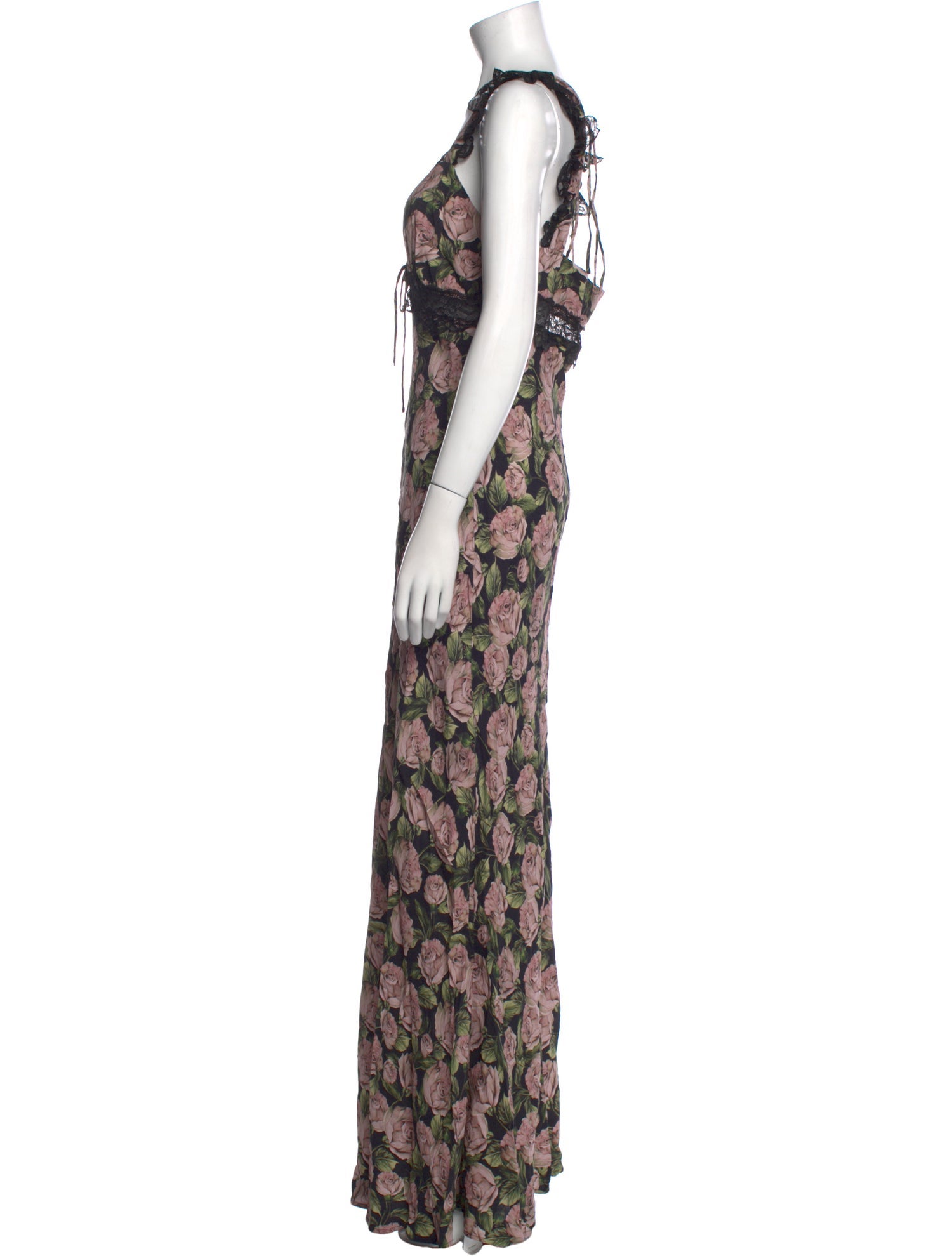 For Love & Lemons Printed Long Dress