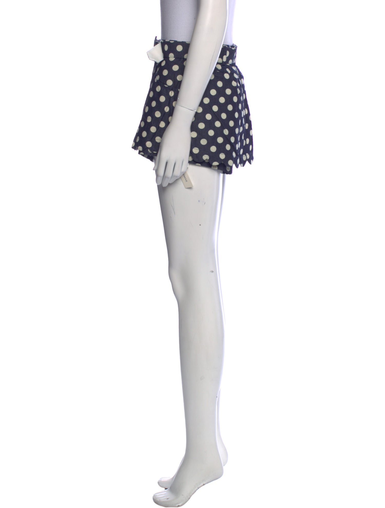 For Love & Lemons Polka Dot Print Mini Shorts w/ Tags