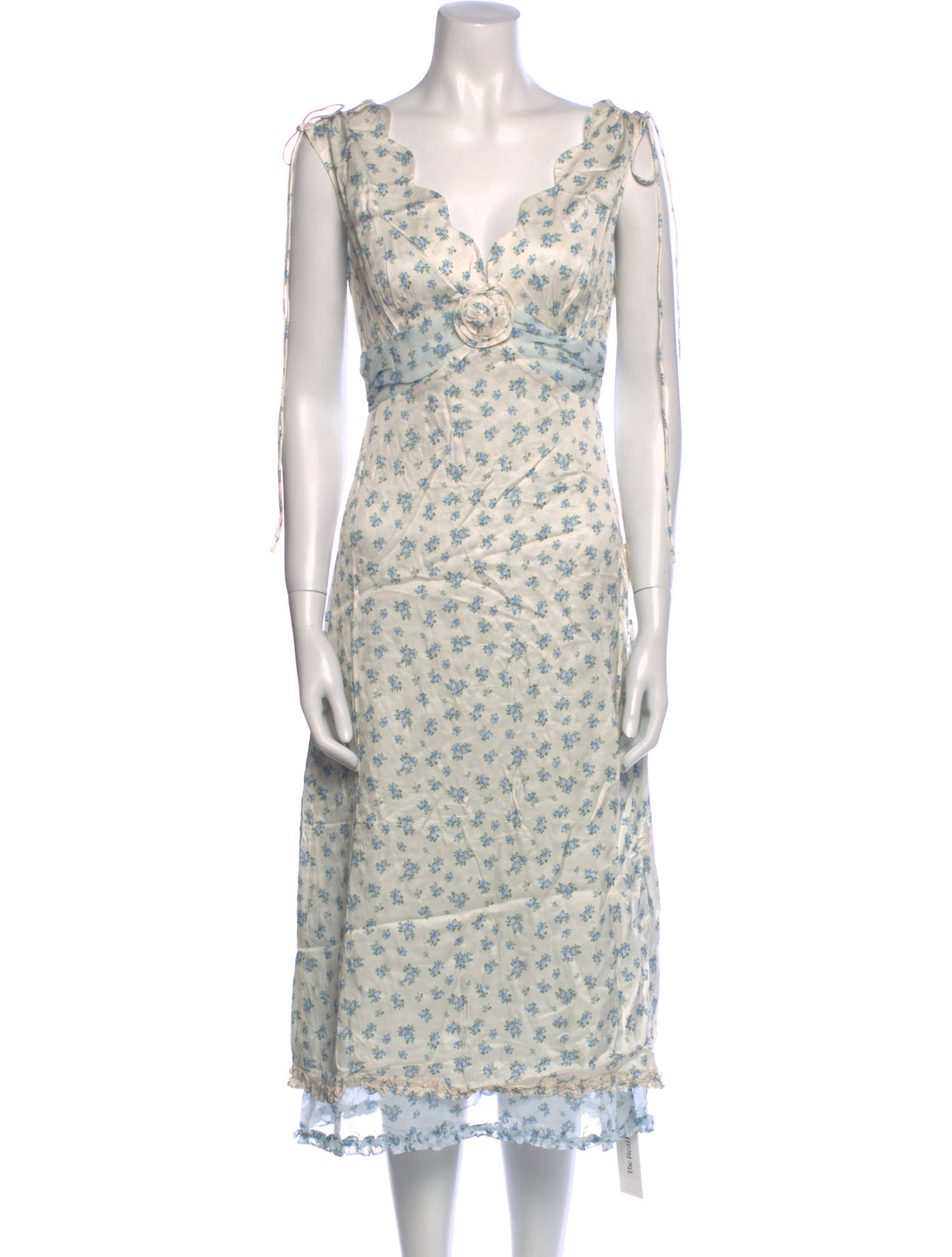 For Love & Lemons Floral Print Long Dress w/ Tags