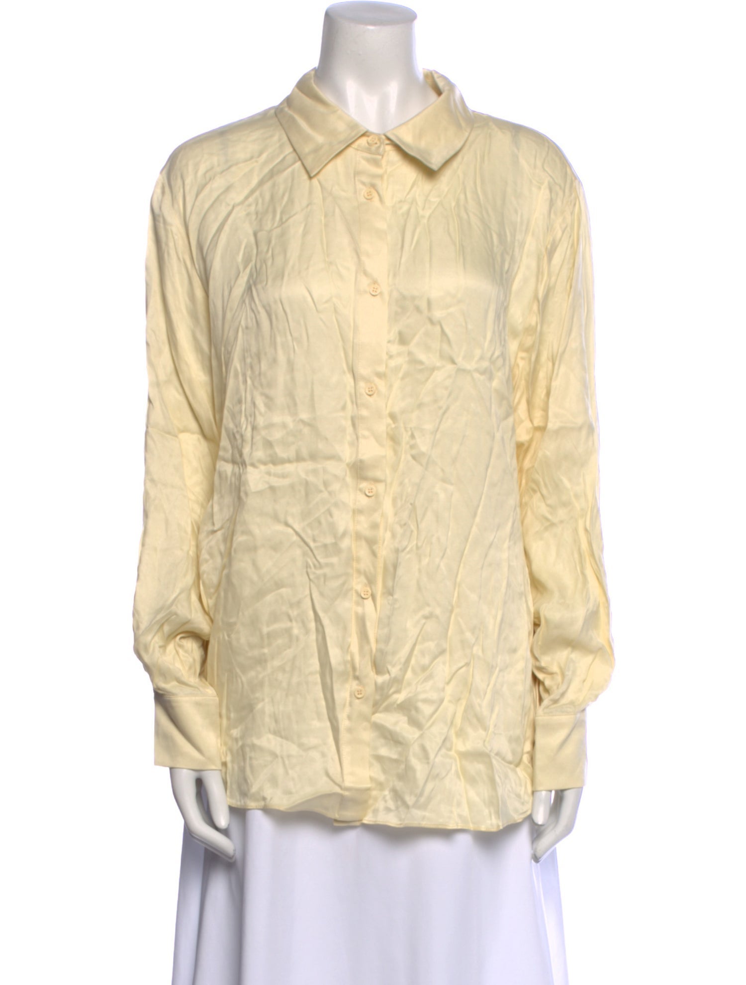 For Love & Lemons Long Sleeve Button-Up Top