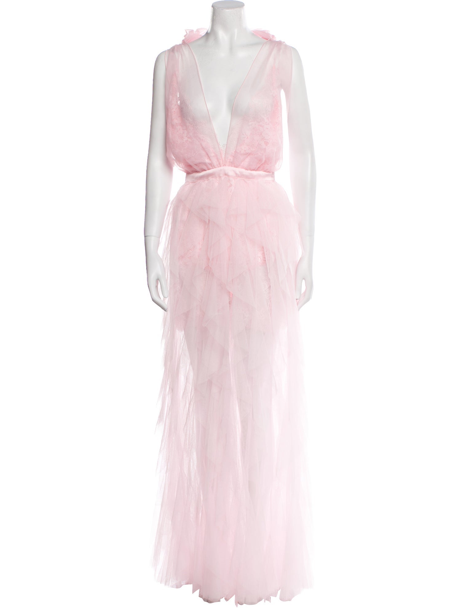 For Love & Lemons V-Neck Long Dress w/ Tags