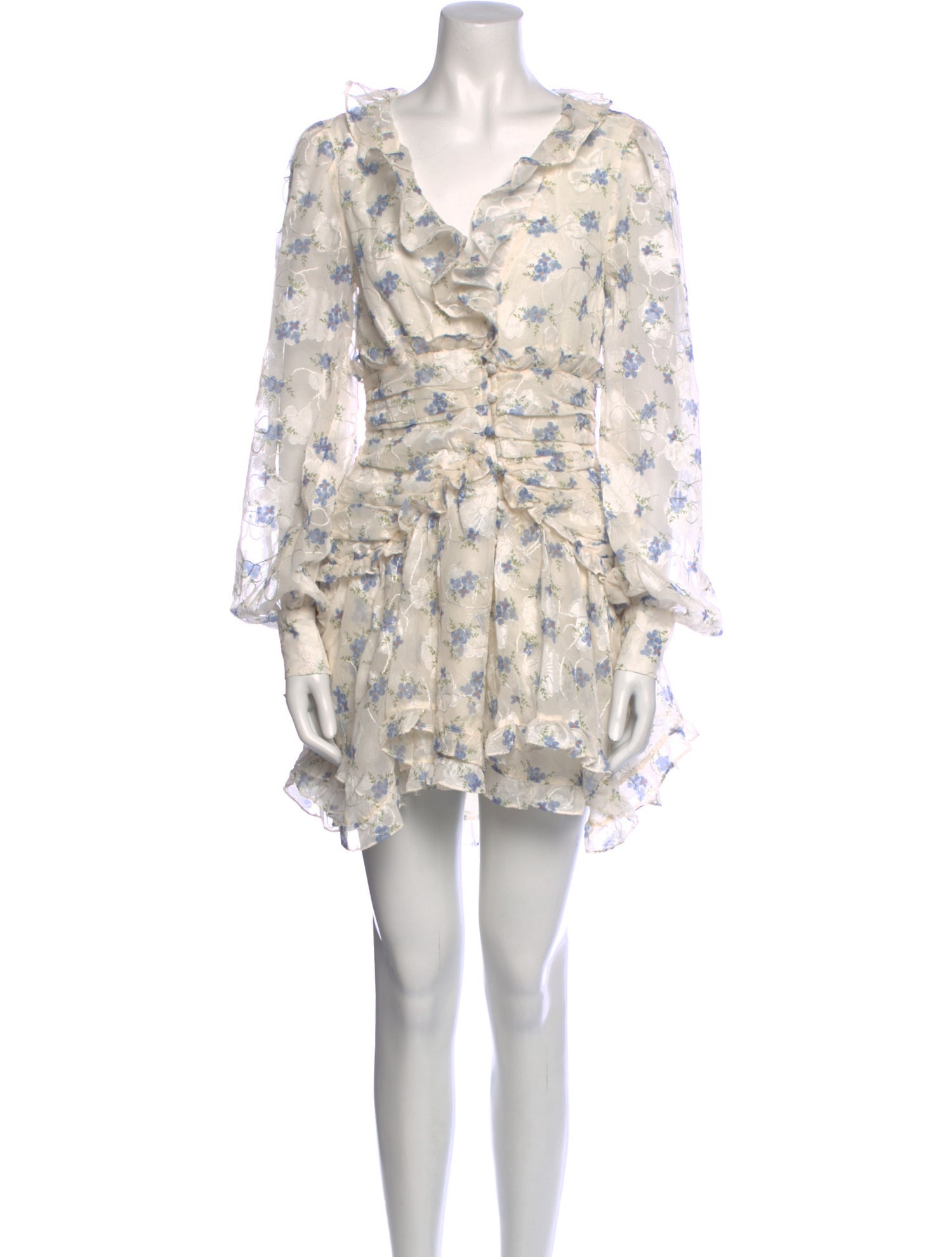 For Love & Lemons Floral Print Mini Dress w/ Tags
