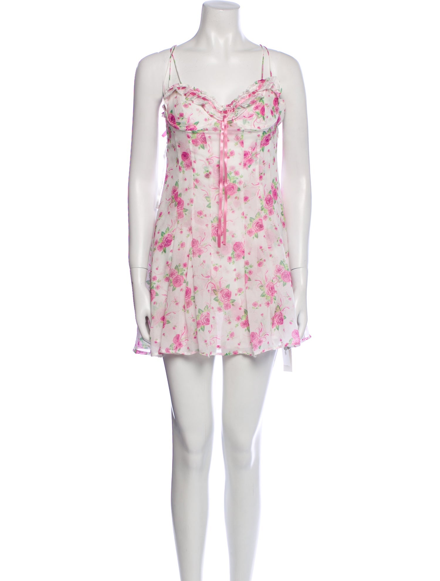 For Love & Lemons Floral Print Mini Dress w/ Tags