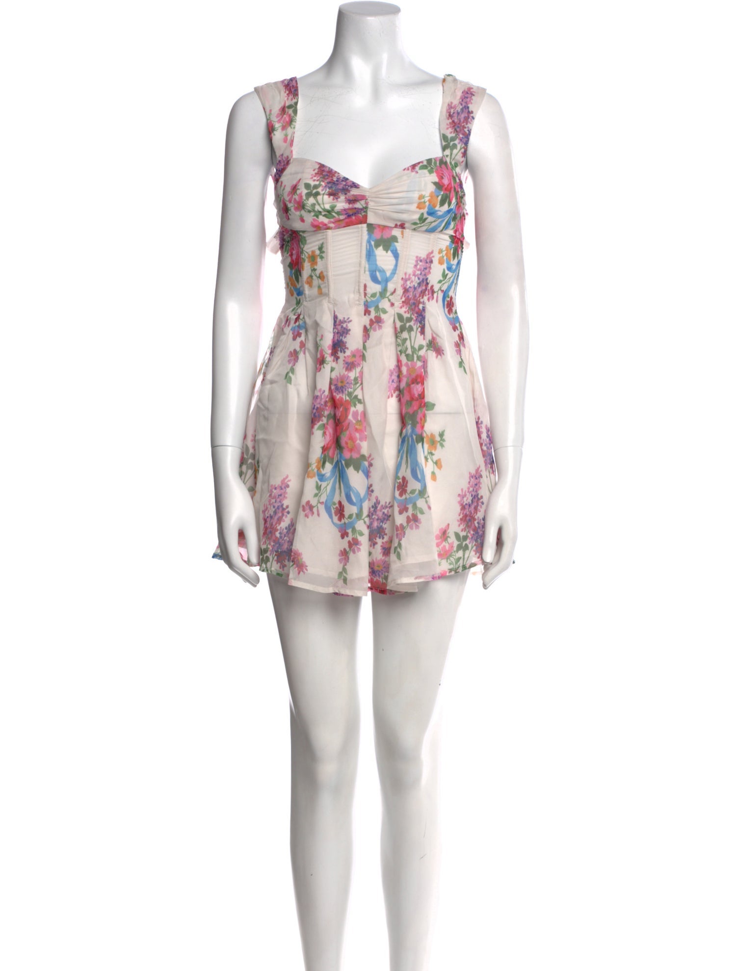 For Love & Lemons Floral Print Mini Dress w/ Tags