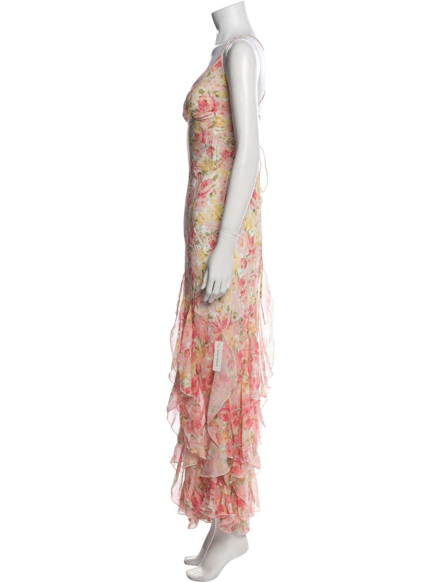 For Love & Lemons Floral Print Long Dress w/ Tags