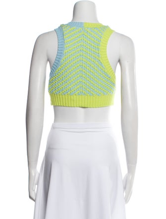 For Love & Lemons Striped Scoop Neck Sweater