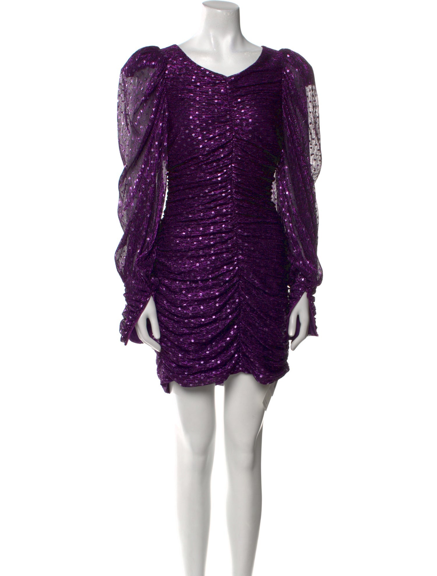 For Love & Lemons Scoop Neck Mini Dress