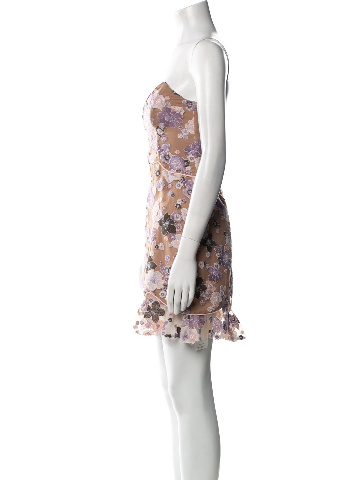 For Love & Lemons Printed Mini Dress