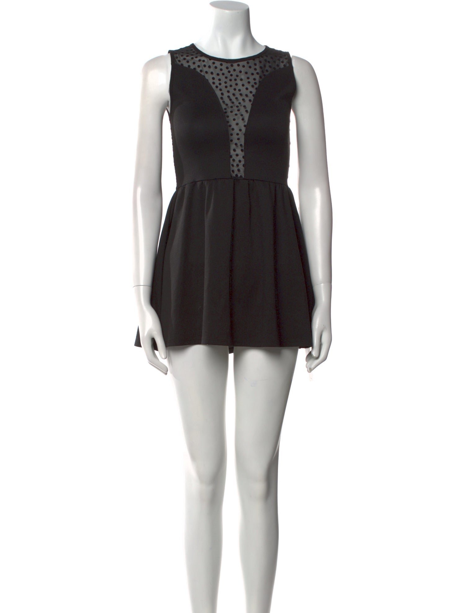 For Love & Lemons Crew Neck Mini Dress