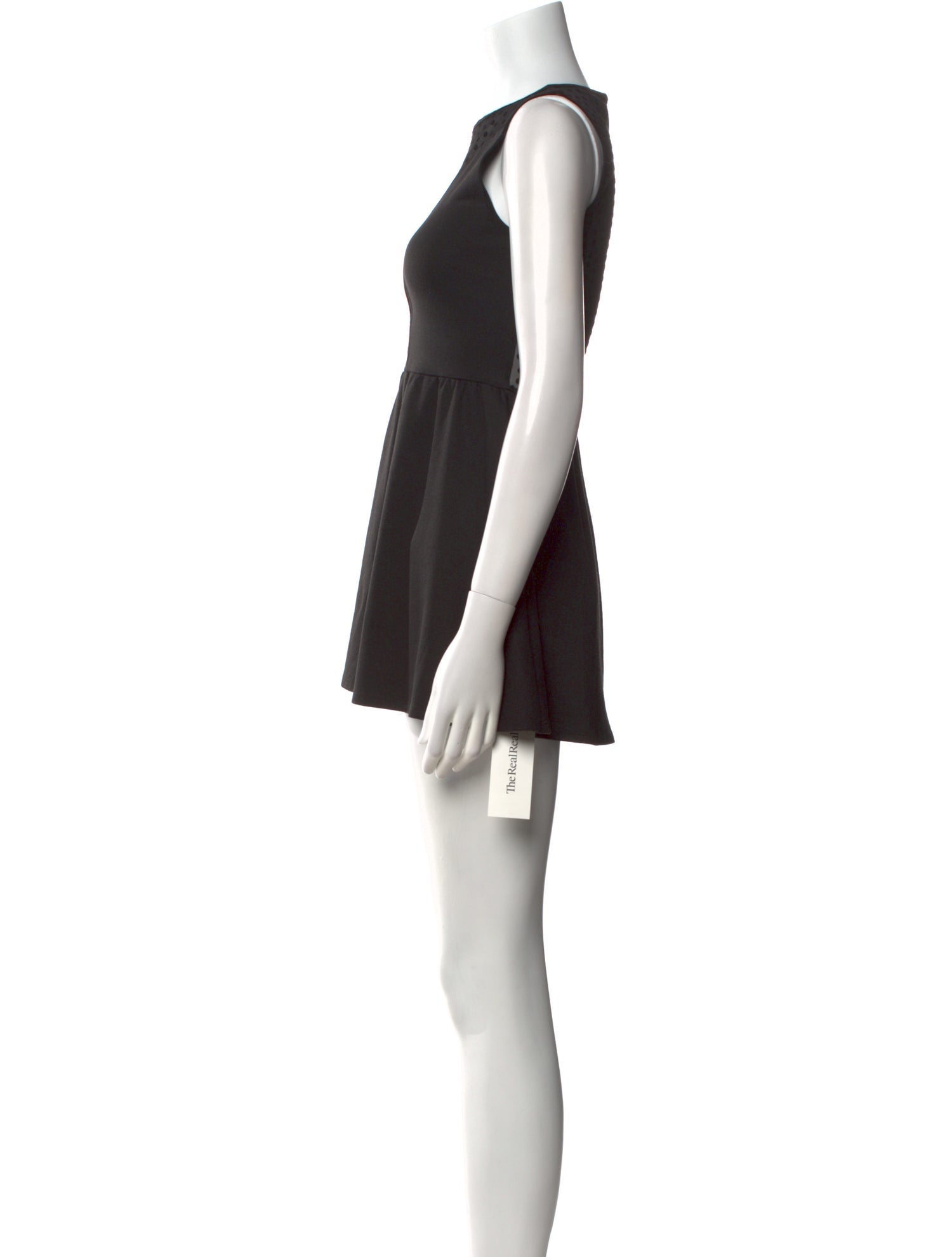 For Love & Lemons Crew Neck Mini Dress