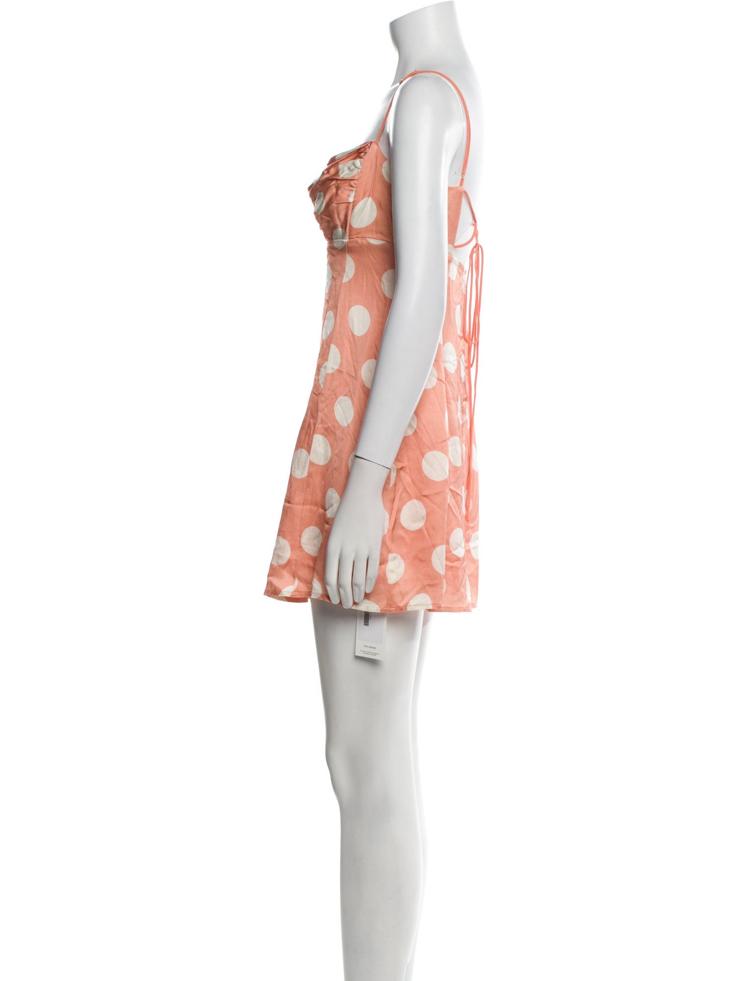 For Love & Lemons Polka Dot Print Mini Dress