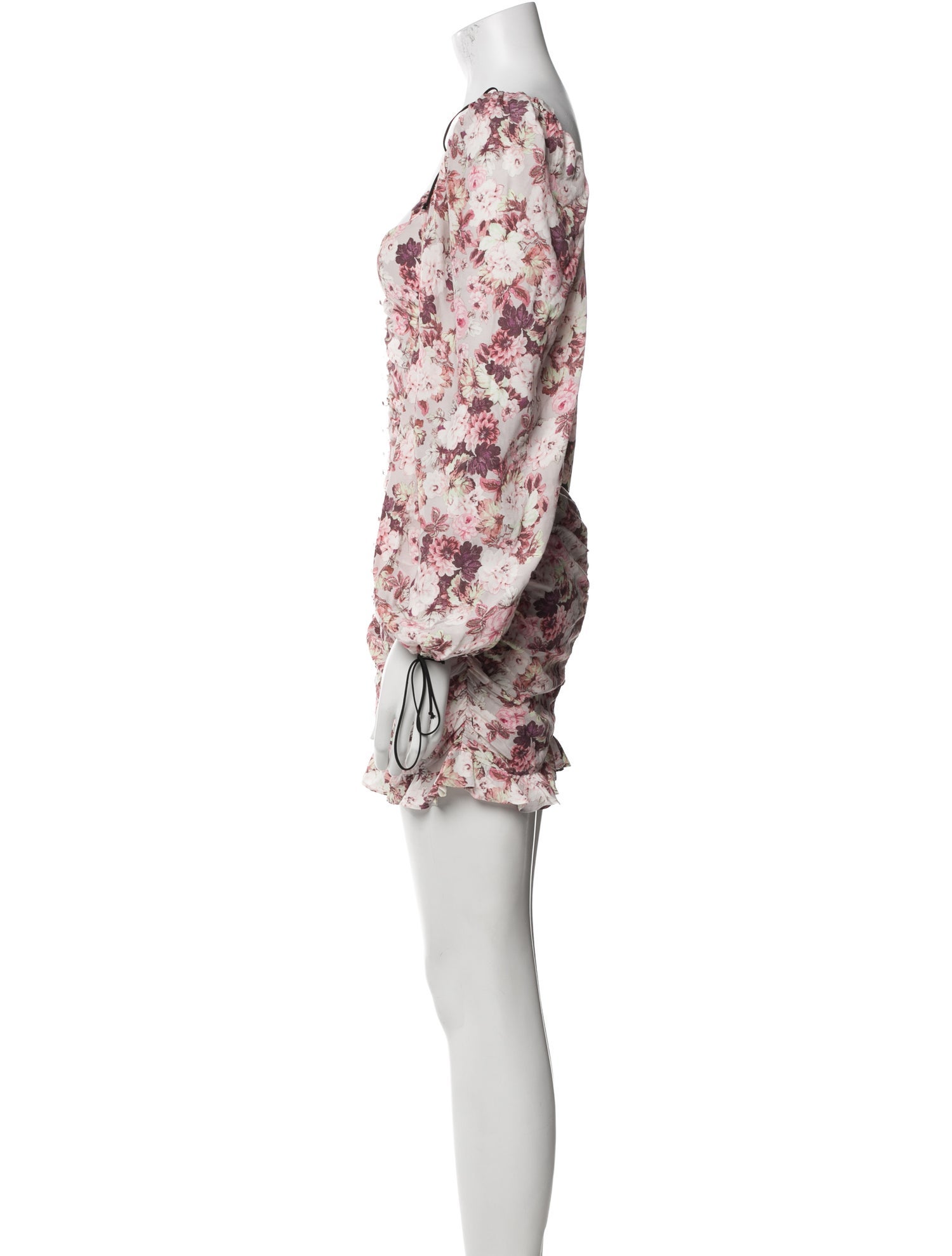 For Love & Lemons Floral Print Mini Dress