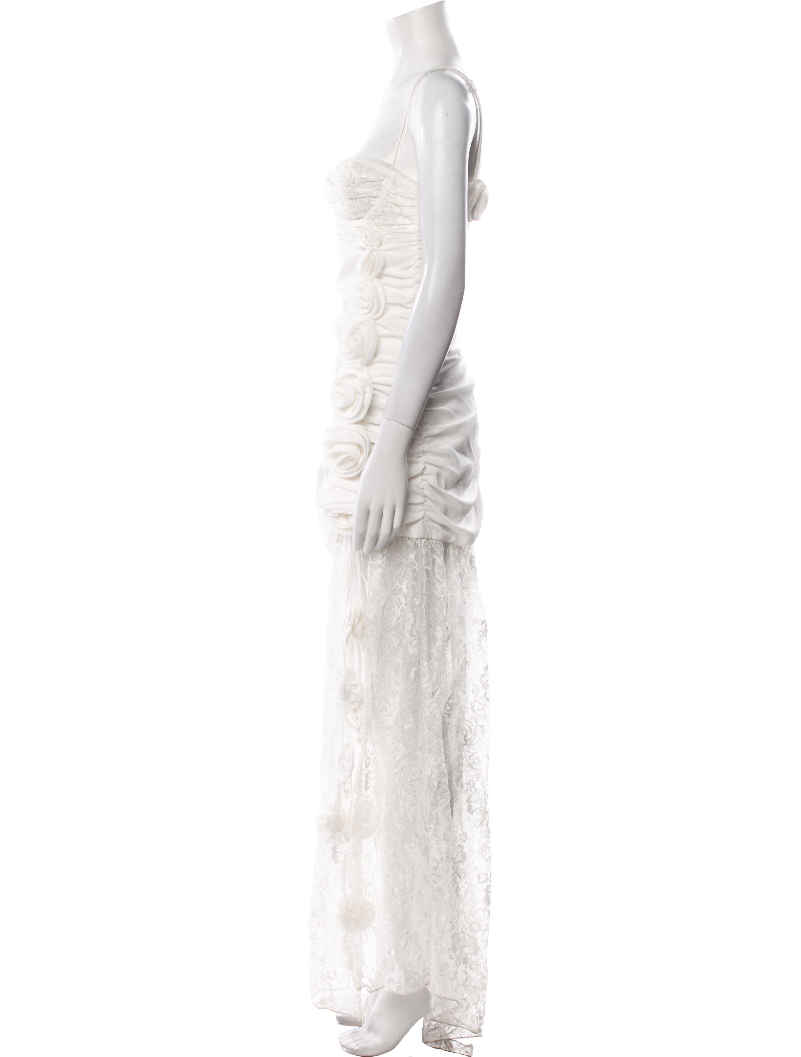 For Love & Lemons Square Neckline Long Dress