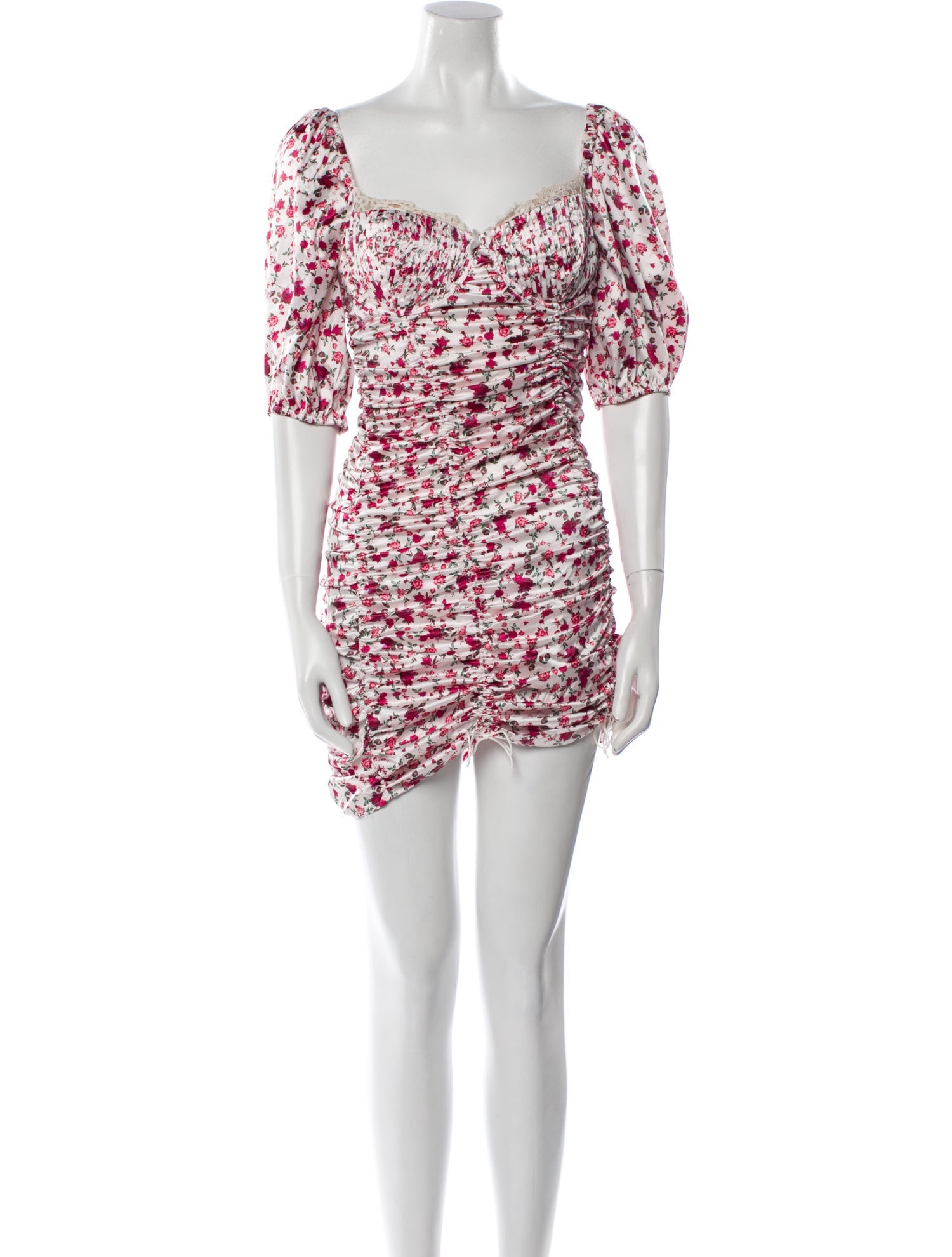 For Love & Lemons Floral Print Mini Dress