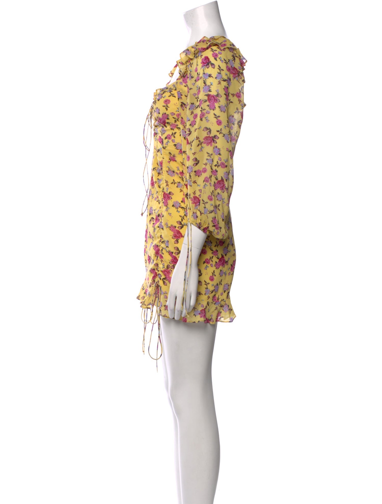 For Love & Lemons Silk Mini Dress