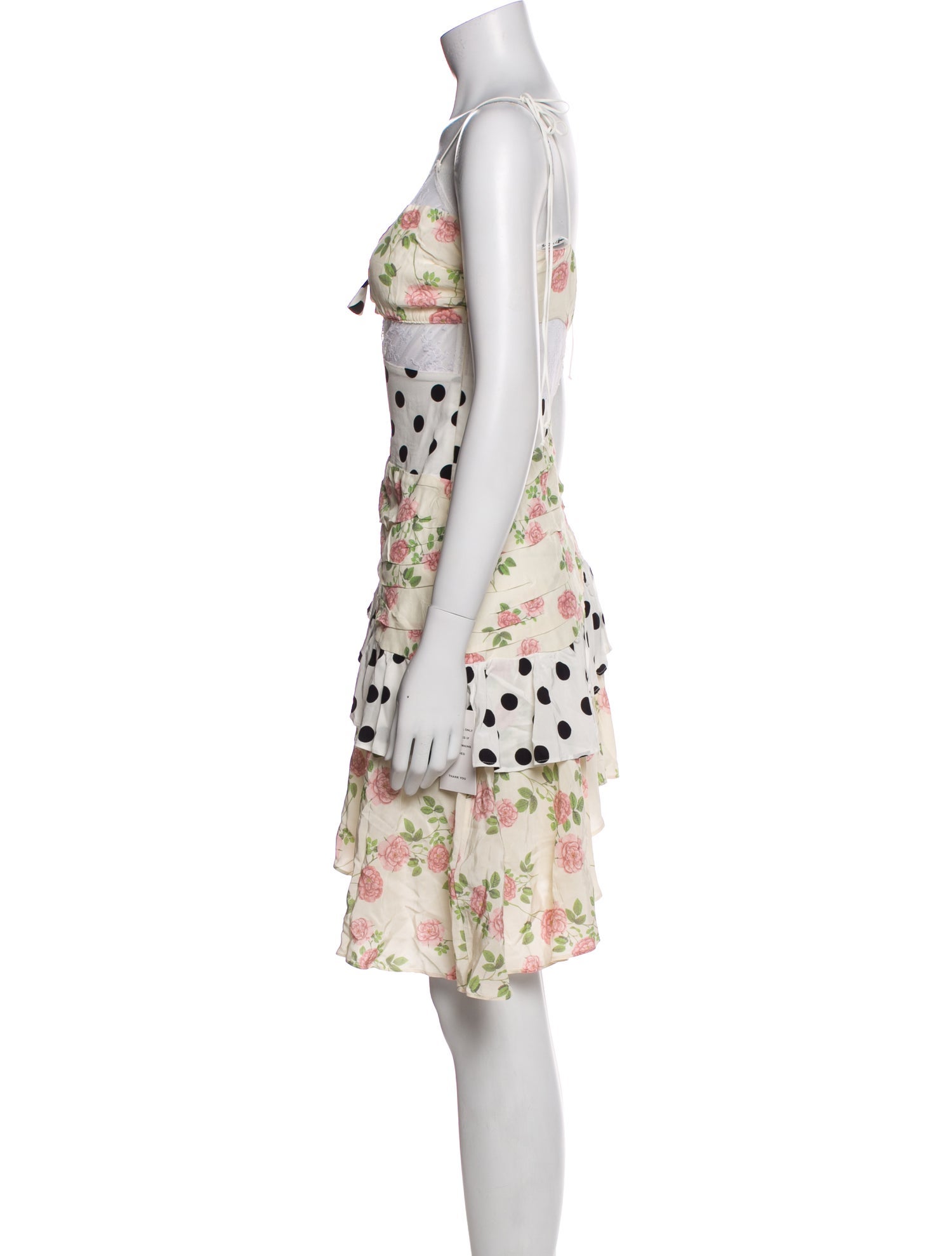 For Love & Lemons Floral Print Knee-Length Dress w/ Tags