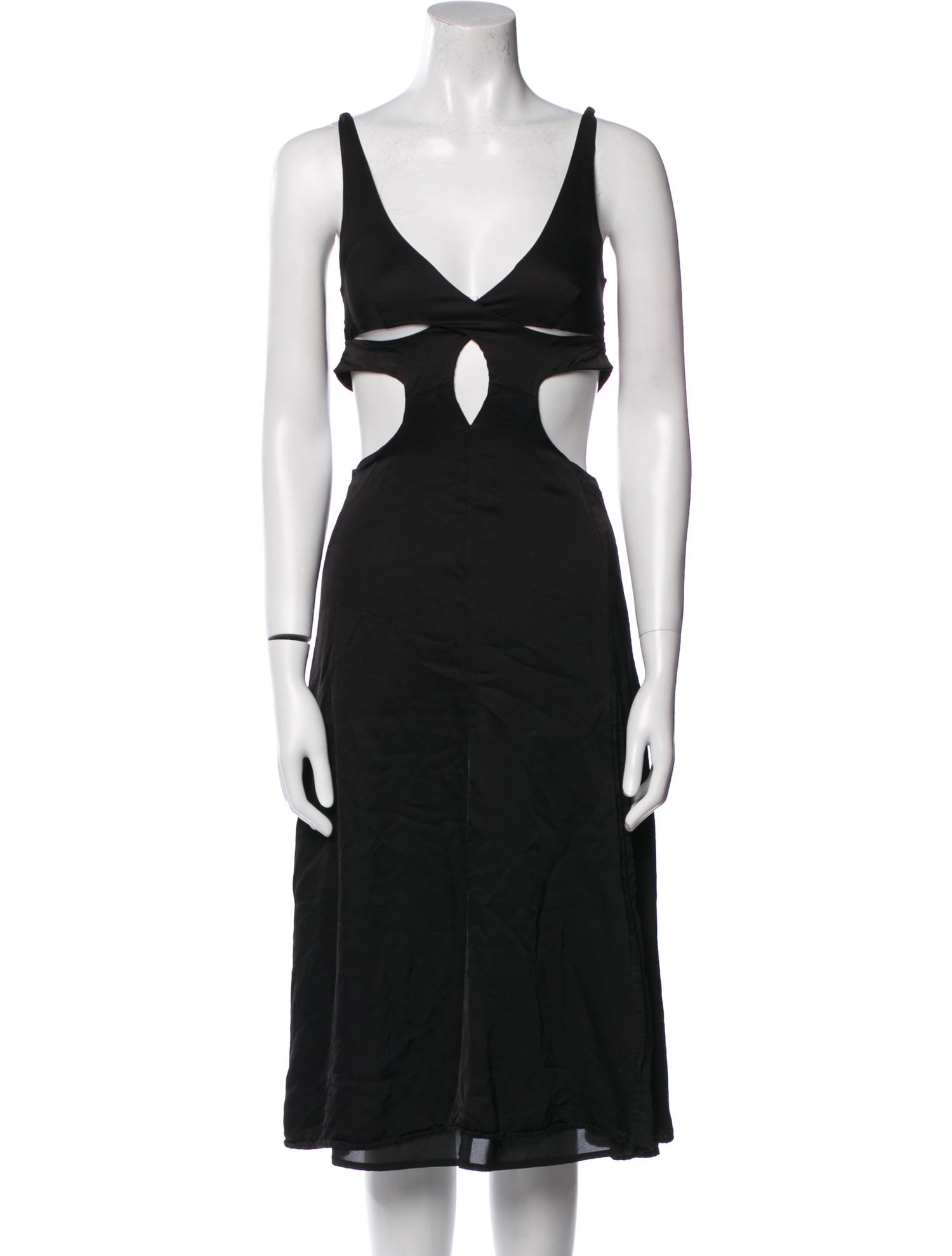 For Love & Lemons V-Neck Knee-Length Dress